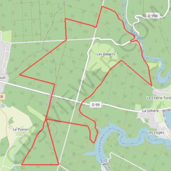 VTT N°4 GPS track, route, trail