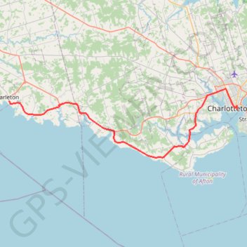 Borden-Charleton - Charlottetown GPS track, route, trail