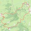 Petit tour à vélo dans l'Aubrac depuis Nasbinals GPS track, route, trail