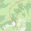 Le puy Chavaroche au départ de Mandailles GPS track, route, trail