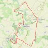 Rando pedestre neuvy en champagne GPS track, route, trail