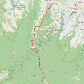 La Réunion, la grande traversée par le GRR2 GPS track, route, trail