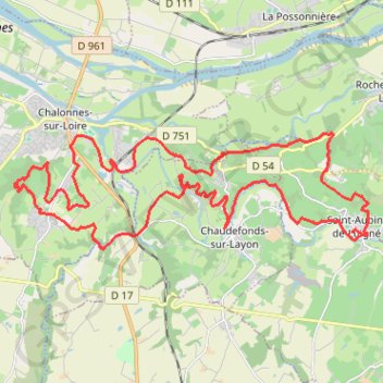 Rando la Saint Aubin GPS track, route, trail