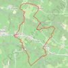 Boucle autour de Donzac GPS track, route, trail