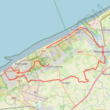 1 - 32 km (32 km) - 08 Jun 21 GPS track, route, trail
