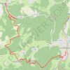 Villars sous écot - pont de roide GPS track, route, trail