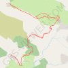 La montagne du carton GPS track, route, trail