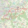 Sortie vtt longue distance roulant GPS track, route, trail