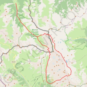 Tour du Mont Viso GPS track, route, trail