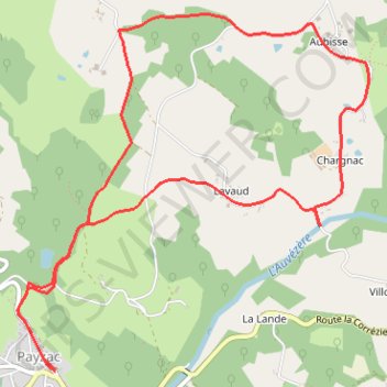 Boucle du Beau Mouly GPS track, route, trail