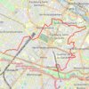 Paris rive gauche GPS track, route, trail