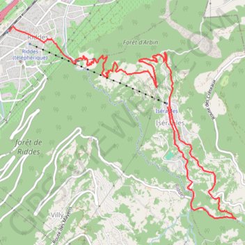 La Voie des Erables GPS track, route, trail