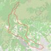 Bedoin - Le rocher du gros Pata GPS track, route, trail