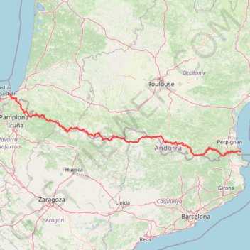 HRP Pyrénées GPS track, route, trail