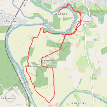 Le Gailieu - Le Bochet GPS track, route, trail
