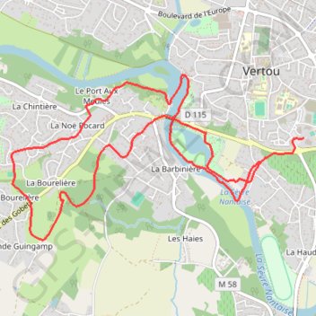 Marche des Boudins GPS track, route, trail