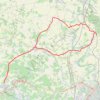 Jarnac et retour GPS track, route, trail