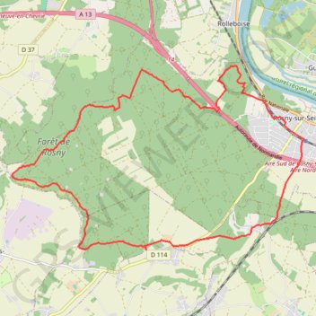 Perdreauville GPS track, route, trail