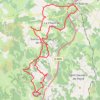 Lac Moulinet- aumont Aubrac GPS track, route, trail