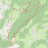 Le col du Feu GPS track, route, trail