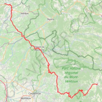 ITINÉRAIRE-97km-IBP104-bicycle GPS track, route, trail