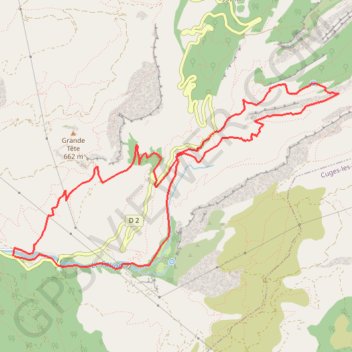 La glacière de Gémenos GPS track, route, trail