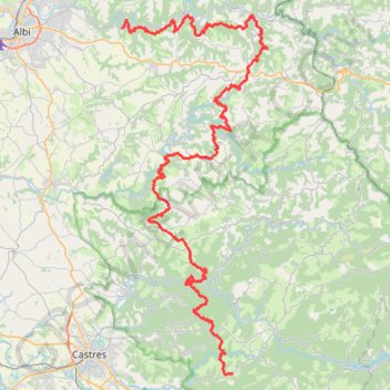Marsal - Cambounès GPS track, route, trail