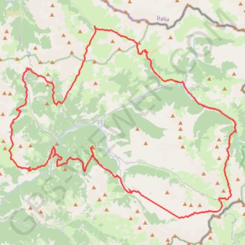 Tour du Queyras GPS track, route, trail