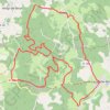 La forêt de Biron GPS track, route, trail
