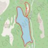 Jordan Pond Loop and South Bubble in Acadia National Park GPS track, route, trail