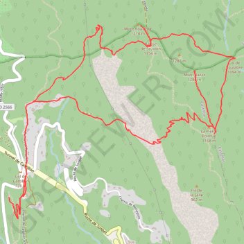 Mont Razet GPS track, route, trail