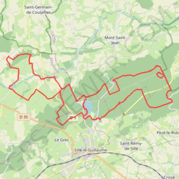 La Ronde du Saut du Cerf GPS track, route, trail