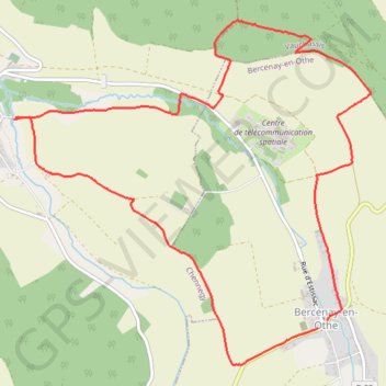 Circuit de Bercenay-en-Othe GPS track, route, trail