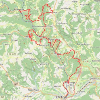 Escapardenne Lee Trail GPS track, route, trail