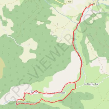 Source du Durzon GPS track, route, trail