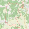 Brantome boucle Bourdeilles 30 kms GPS track, route, trail
