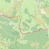 Liaison Sainte-Eulalie Le Cros de Georand GPS track, route, trail