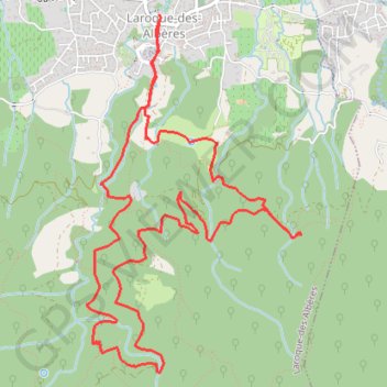 Laroque des Alberes mataporc GPS track, route, trail