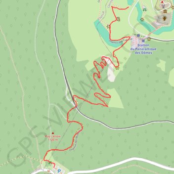 Le Puy de Dome GPS track, route, trail