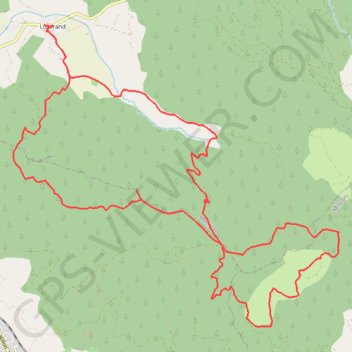 Boucle depuis Luzerand GPS track, route, trail