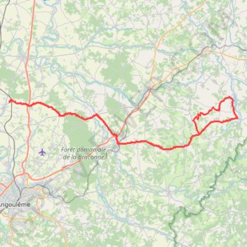 Massignac GPS track, route, trail