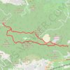 Carnoules,plateau de Théme GPS track, route, trail