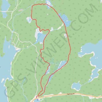 Mizzy Lake Trail GPS track, route, trail