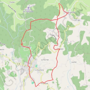 De Grès et de Calcaire - Meyssac - Pays de la vallée de la Dordogne Corrézienne GPS track, route, trail