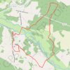 Les Pins sentier des fontaines GPS track, route, trail