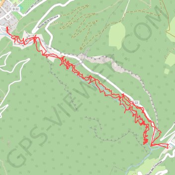 Gorges du Nan GPS track, route, trail