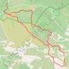 Autour des Mouleyres, commune de Beaufort-Minervois.. GPS track, route, trail