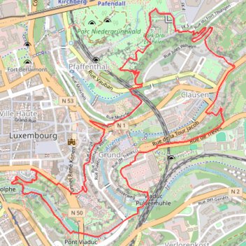 Luxembourg GPS track, route, trail