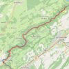 Grande Traversée du Jura (GTJ) - La Rasse - Villers-le-Lac GPS track, route, trail
