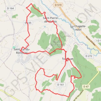 2 boucles autour de Torderet GPS track, route, trail